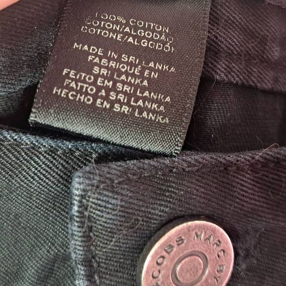 Marc by Marc Jacobs Women's Designer Black Denim Cargo Utility Skirt size 12 - Picture 8 of 8